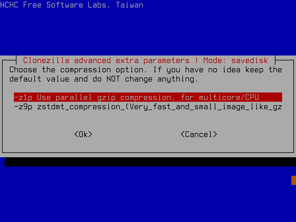 select compression level